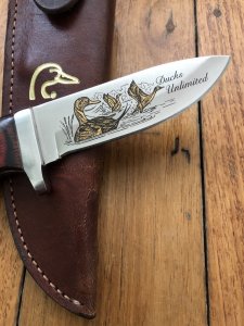 Grohmann Knives: Ducks Unlimited 2000 Pictou Presentation Knife