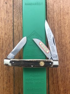 Puma Knife: Puma Rare Original 1978 Boxed 675 Stock Knife with Stag Antler Handle