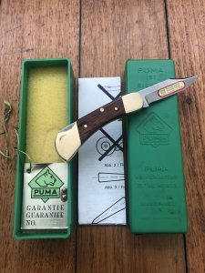 Puma Gentlemen 1984 Folding Knife in Box with Paperwork No.18481