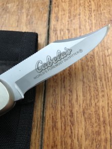 Puma Knife: PUMA 230465 Special Cabelas Edition Packer Folding Lock Knife with Puma Pouch