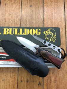 SGT.BULLDOG Model 500 Double Edged Double Knife with original sheath