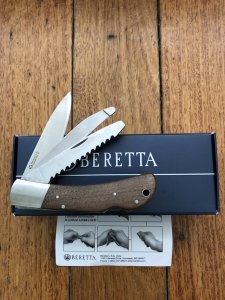 P.Beretta DUIKER Folding Lock Knife with 3 Blades