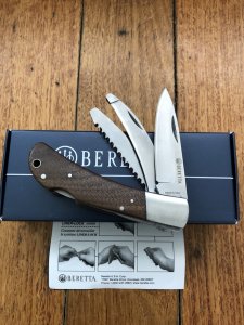 P.Beretta DUIKER Folding Lock Knife with 3 Blades