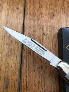 Puma Knife: Puma Bantam Folding Knife with Bone Handle Circa late 90's