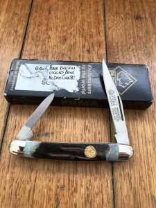 Puma Knife: Puma Bantam Folding Knife with Bone Handle Circa late 90's