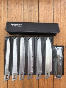 Kershaw Knife: Vintage KERSHAW KAI BLADE TRADER Japanese 6 Blade Knife Set with Case