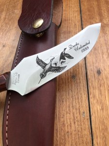 Grohmann Knives: Ducks Unlimited 1999 Pictou Presentation Knife