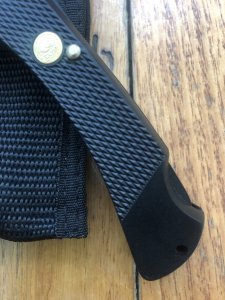 Puma Knife: Puma Rare 233265 KERAMIC Model Lock back Knife with Black ABS Handle 1995