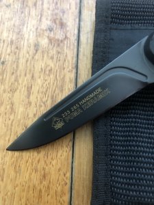 Puma Knife: Puma Rare 233265 KERAMIC Model Lock back Knife with Black ABS Handle 1995