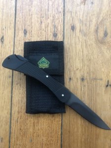 Puma Knife: Puma Rare 233265 KERAMIC Model Lock back Knife with Black ABS Handle 1995
