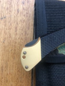 Puma Knife: Puma Rare Commando 24 Carat GOLD 88 Model Lock back Knife with Black ABS Handle 1988