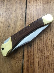 Puma Rare Model 971 Game Warden 1986 Saw and Blade Folding Lock Knife #44862
