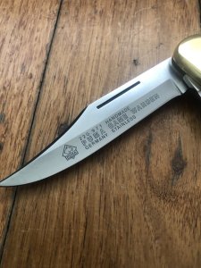 Puma Rare Model 971 Game Warden 1986 Saw and Blade Folding Lock Knife #44862