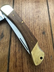 Puma Rare Model 971 Game Warden 1986 Saw and Blade Folding Lock Knife #44862