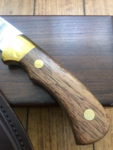Puma Knife: Limited Edition 4 Star Fixed Blade Christopher Columbus with Hardwood Handle in Wooden Presentation Box