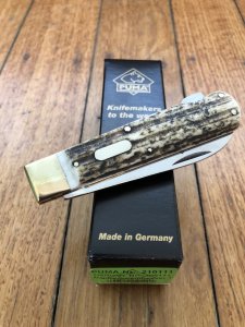Puma Knife: Puma Jagdtaschenmesser Hunting Pocket Knife with Stag Antler Handle