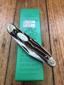 Puma A G RUSSELL 1974 Luger Pistol Commemorative Club Special Engraved Knife No:00202