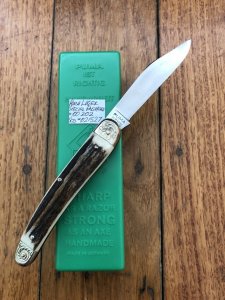 Puma A G RUSSELL 1974 Luger Pistol Commemorative Club Special Engraved Knife No:00202