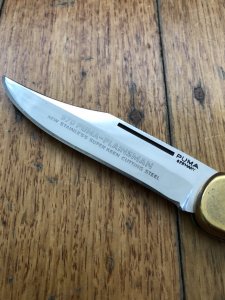 Puma USED Model 970 Plainsman 1969 Folding Lock Knife Serial # 96011