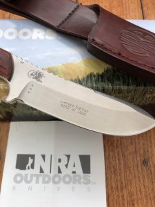 NRA Outdoors: NRA High Country Hunter Custom D2 Limited Edition Knife 0252/1000