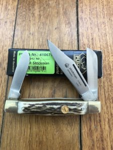 Puma Knife: Puma Stockman Lock back Knife with Stag Handle 2014