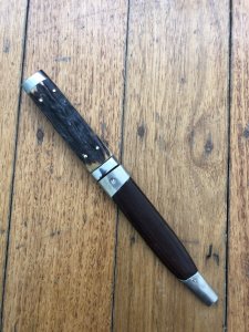 Puma Knife: Puma 1972 Vintage 3573 Boot Knife with Stag Handle & Original Sheath