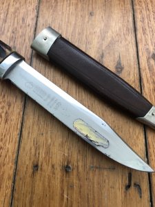 Puma Knife: Puma 1972 Vintage 3573 Boot Knife with Stag Handle & Original Sheath