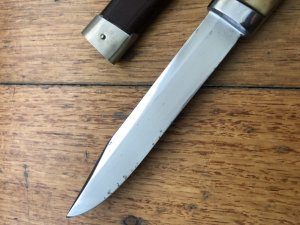 Puma Knife: Puma 1972 Vintage 3573 Boot Knife with Stag Handle & Original Sheath