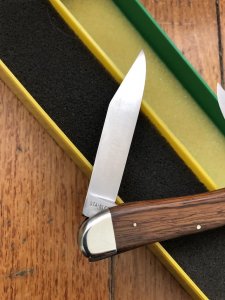 Puma Knife: Puma 1977 Twin Blade Knife with Jacaranda Handle