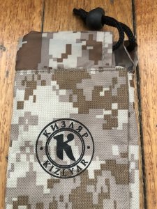 Knife Sheath: Kizlyar Digital Desert Sand Camo Knife Pouch