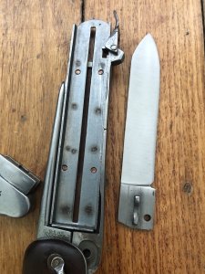 German WWII Luftwaffe Paratrooper Gravity Knife