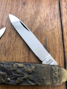 Vintage Armex German Folding Twin Blade Pen Knife