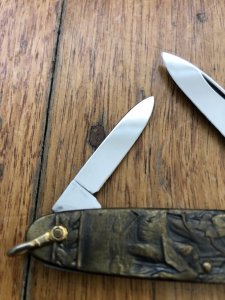 Vintage Armex German Folding Twin Blade Pen Knife