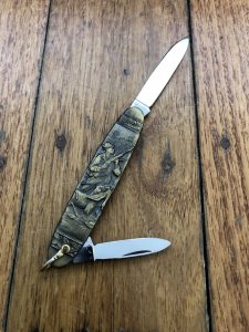 Vintage Armex German Folding Twin Blade Pen Knife