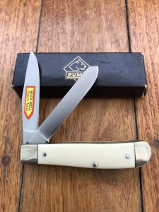 Puma Knife: Puma Trapper Lockback Knife with Faux Ivory Handle