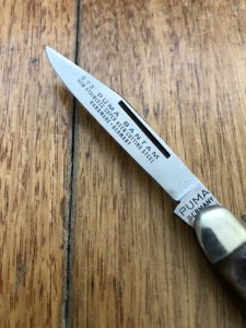 Puma Knife: 1979 Puma Bantam Folding Knife with Stag Handle