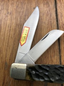 Puma Knife: Puma Stockman Folding Knife with Green Bone Handle
