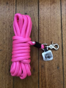 Long Dog Lead: Professional 5 metre Dog Trainer Pink Lead