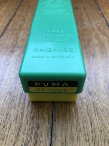 Puma Knife: Puma 22 0921 Jagdmesser Single Blade Hunting Pocket Knife with Ebony Handle