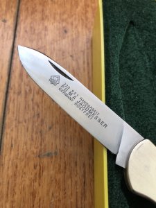 Puma Knife: Puma 22 0921 Jagdmesser Single Blade Hunting Pocket Knife with Ebony Handle