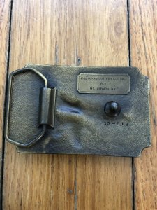 Puma Knife: Original Collectable PUMA Metal Belt Buckle