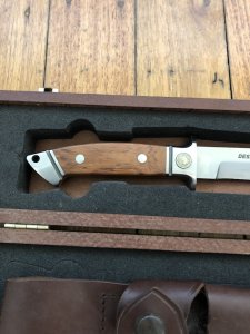 Puma Knife: Puma Rare German Cougar Jacaranda Knife in Original Wooden Box