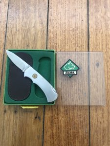 Puma Knife: Puma 4 Star Stainless Mini 1985 Folding Lock Knife with original Pouch and Box