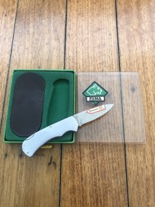 Puma Knife: Puma 4 Star Stainless Mini 1985 Folding Lock Knife with original Pouch and Box