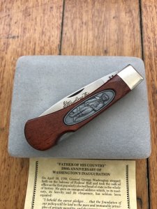 200th Anniversary George Washington collectable Folding Knife in Box