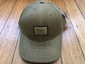Avery Oil Cloth Cap in Husk Colour with the New Avery Heritage Collection Logo