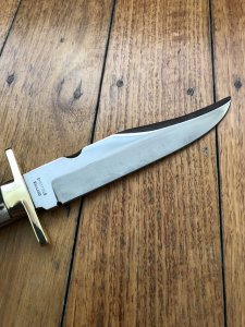 Sheffield English-made Wostenholm I*XL Bowie knife with Sambar Antler Handle