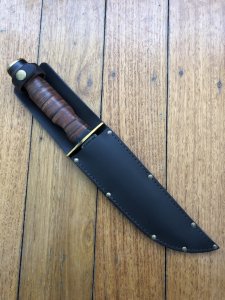 J.NOWILL & SONS  J.ADAMS SHEFFIELD ENGLAND BLACK BLADE ISRAELI COMMANDO KNIFE