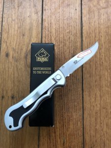 Puma Knife: Puma THUNDER 230600 Plain Edge Linerlock Folding Knife
