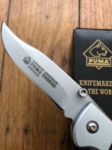 Puma Knife: Puma THUNDER 230600 Plain Edge Linerlock Folding Knife